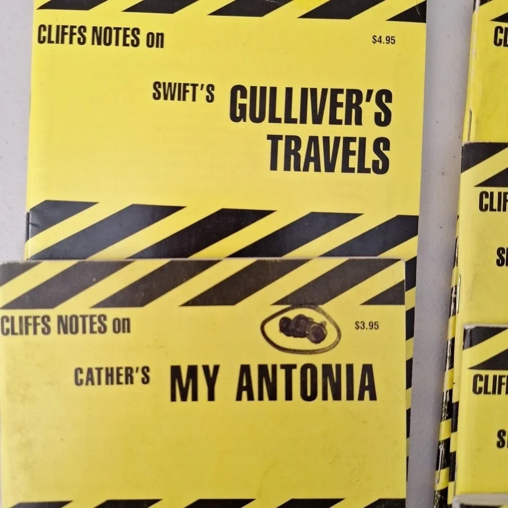 14 Book Lot of Cliffs Notes Very Good No Markings or Writing